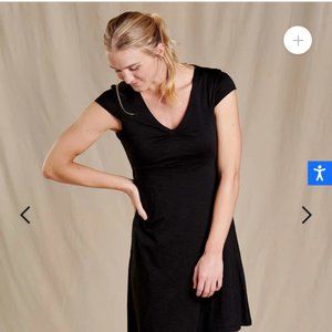 Black dress -Toad & Co -Size Medium